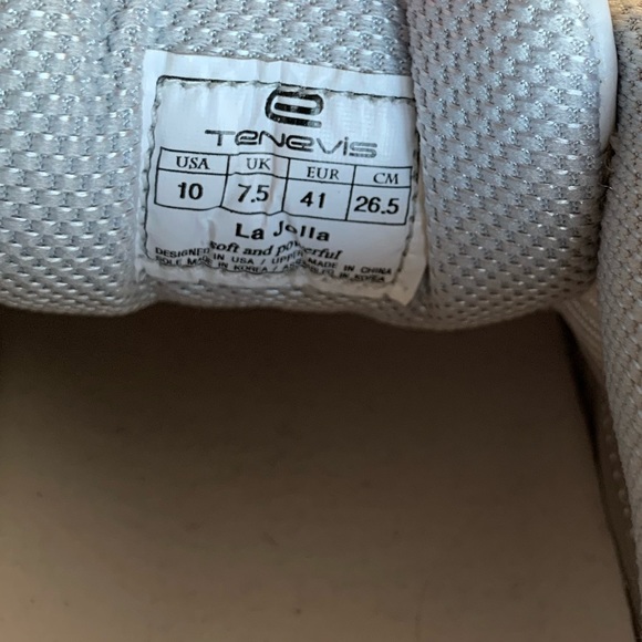 Tenevis white walking shoes La Jolla size 10 - Picture 5 of 8